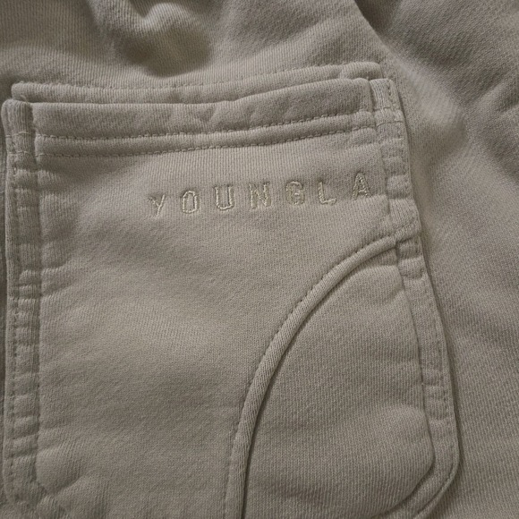 YoungLa #1063 Effortless Sets Mens XL Beige Embroidered Logo - Picture 4 of 8